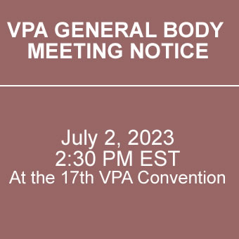 VPA General Body Meeting