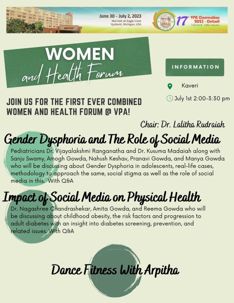 Women & Health Forum 17th VPA Convention 2023